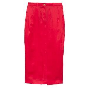 Khaite Women Lucian Silk Skirt